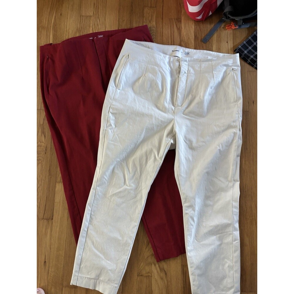 Old Navy Plus Size 20 High-Rise Polished Pixie Skinny Dress Pants w/ Pockets